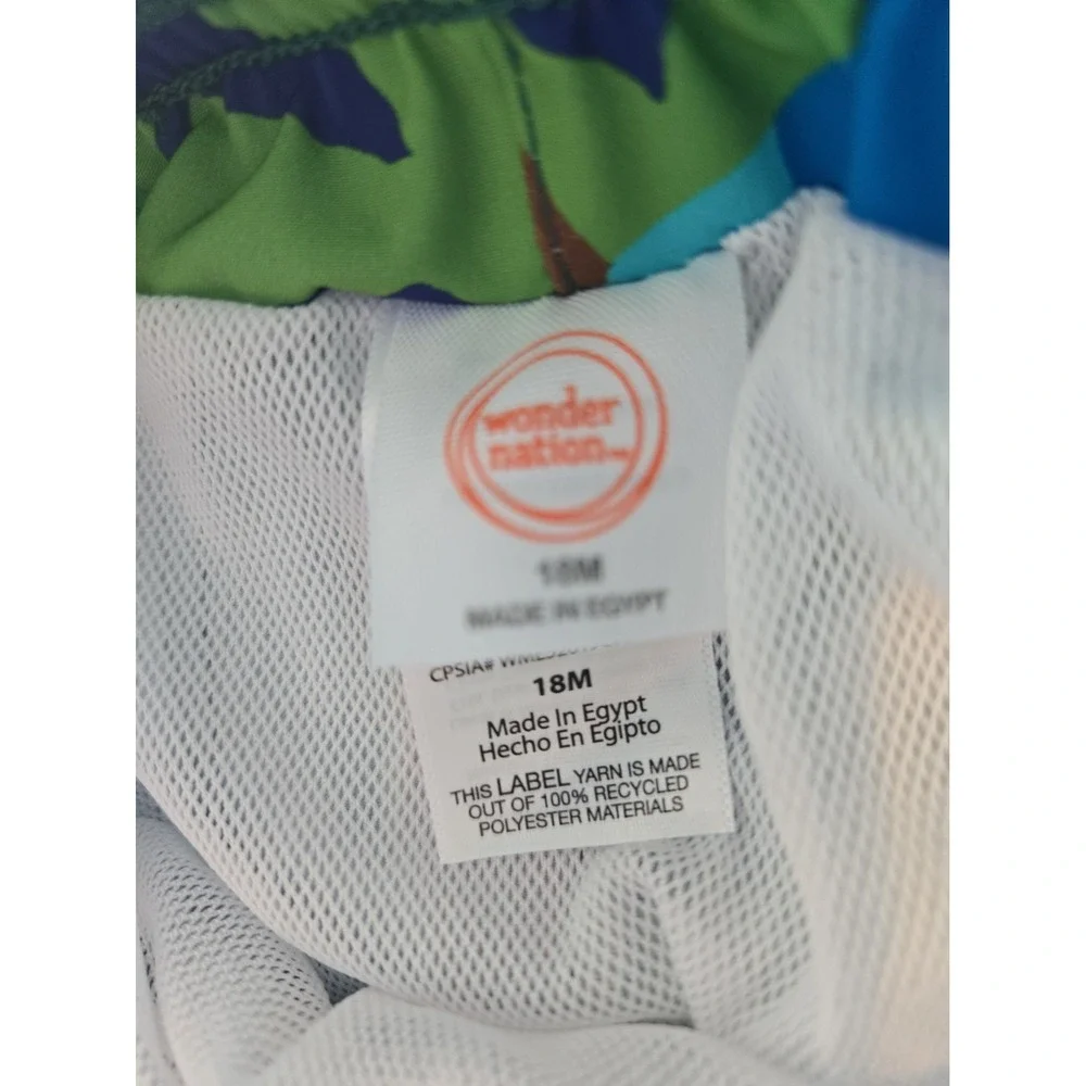 Wonder Nation Infant 18M Swim Trunks Multicolor